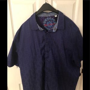 Robert Graham embroidered button down shirt.